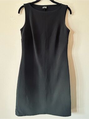 Black Sleeveless Mini Sheath Dress